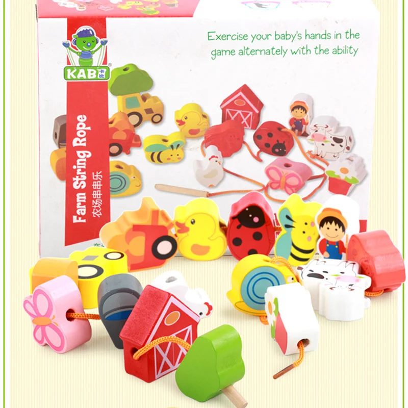 Montessori Wooden Toys Beads String Lacing Baby Diy Toys City Threading Puzzle Educational Crafts Toys For Children Kids Toddler
Montessori Wooden Toys Beads String Lacing Baby Diy Toys City Threading Puzzle Educational Crafts Toys For Children Kids Toddler