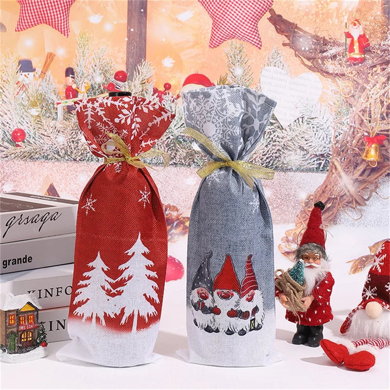 Рождественская Пылезащитная Крышка для винной бутылки, новый год 2023, рождественские украшения
Рождественская Пылезащитная Крышка для винной бутылки, новый год 2023, рождественские украшения