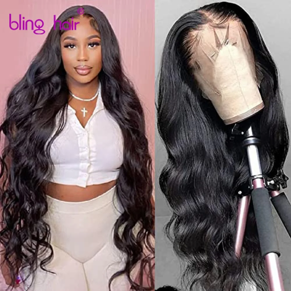HD 13x4 Lace Human Hair Wigs 36 inches 200 density Lace Wig Bleached Knots Pre Plucked Bling Remy Body Wave Lace Frontal Wig
HD 13x4 Lace Human Hair Wigs 36 inches 200 density Lace Wig Bleached Knots Pre Plucked Bling Remy Body Wave Lace Frontal Wig