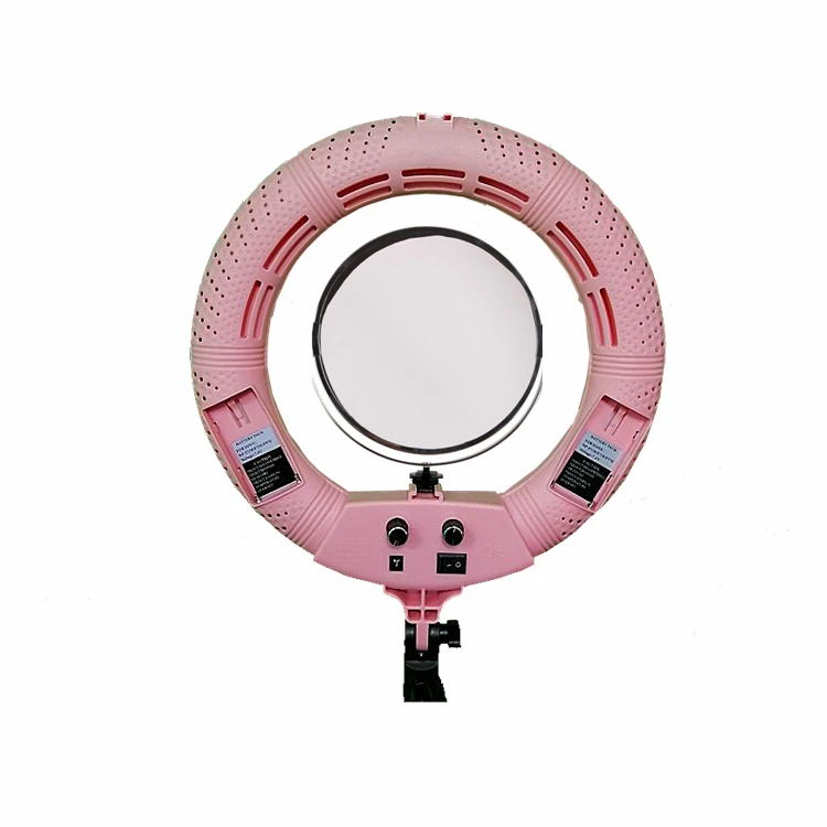 Yidoblo FS-390II Pink Ring Lamp LED Bio-color Light Make-up Beauty Nail Tooth Hair Skin Ring Light 192 LED Lights + Handbag
Yidoblo FS-390II Pink Ring Lamp LED Bio-color Light Make-up Beauty Nail Tooth Hair Skin Ring Light 192 LED Lights + Handbag