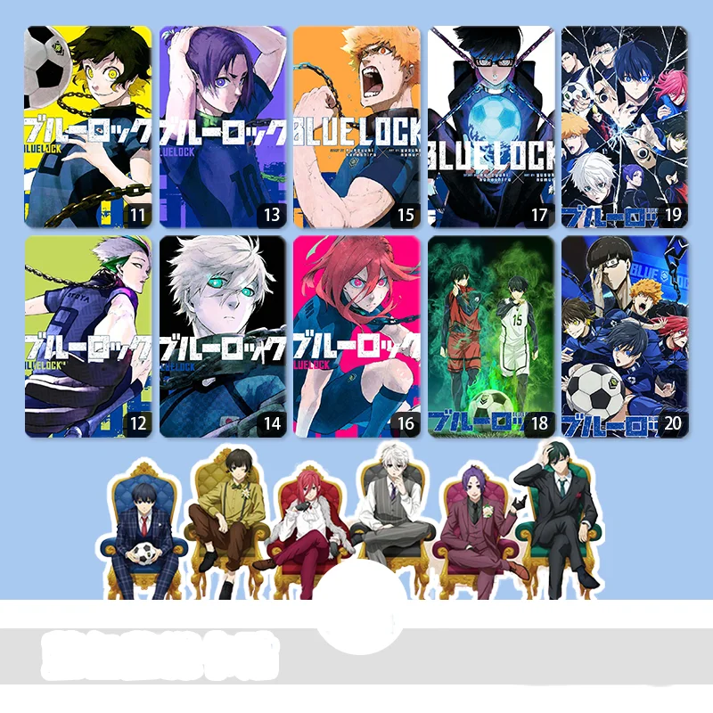 BLUE LOCK Card Sticker Anime Isagi Yoichi Chigiri Hyoma PVC Bus Cards Sticker for Credit Card Charms Square Decorative Gifts
BLUE LOCK Card Sticker Anime Isagi Yoichi Chigiri Hyoma PVC Bus Cards Sticker for Credit Card Charms Square Decorative Gifts