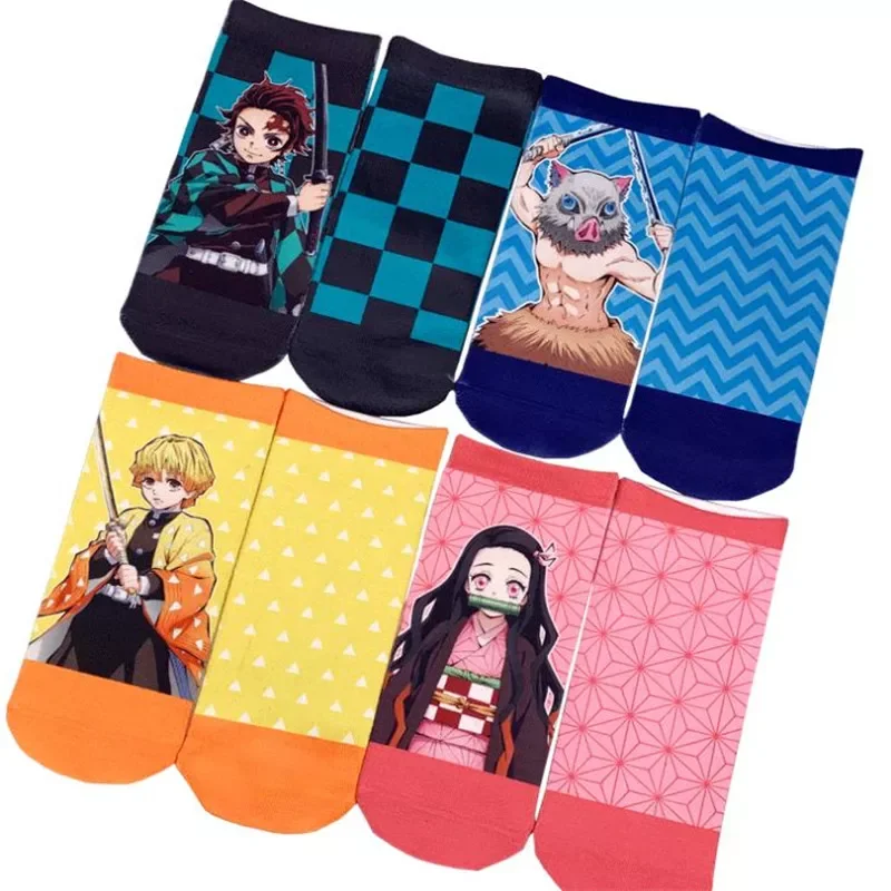 Demon Slayer Cotton Sock Evil Kimestu No Yaiba Blade Short Antiskid Casual Summer Sock Sport Props
Demon Slayer Cotton Sock Evil Kimestu No Yaiba Blade Short Antiskid Casual Summer Sock Sport Props