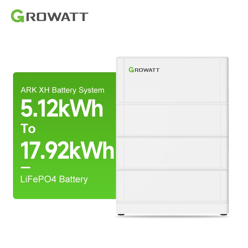 Growatt ARK XH Battery System 5.12kWh Batteries 
Growatt ARK XH Battery System 5.12kWh Batteries