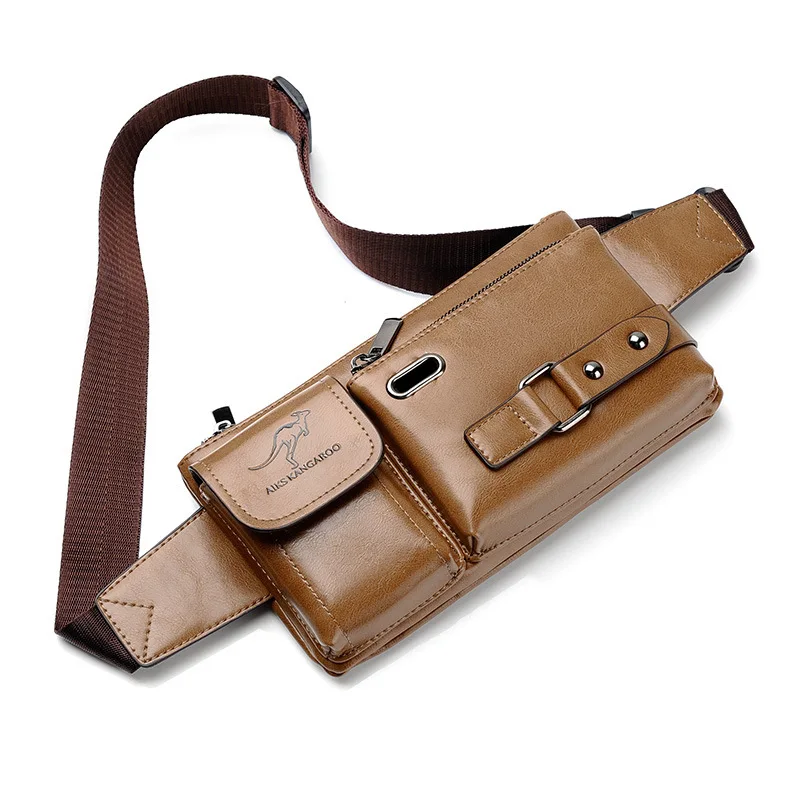 Fashion Travel Shoulder Chest Pack for Male Brand PU Leather Men's Waist Bag Fanny Pack Men Belt Bags Cigarette Phone Pouch
Fashion Travel Shoulder Chest Pack for Male Brand PU Leather Men's Waist Bag Fanny Pack Men Belt Bags Cigarette Phone Pouch