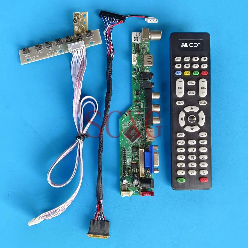 Fit LP173WF1-TLB2 LED LCD Controller Board DIY Kit 1920 1080 HDMI-Compatible VGA AV USB Panel Analog TV Signal 40 Pin LVDS 17.3"
Fit LP173WF1-TLB2 LED LCD Controller Board DIY Kit 1920 1080 HDMI-Compatible VGA AV USB Panel Analog TV Signal 40 Pin LVDS 17.3"