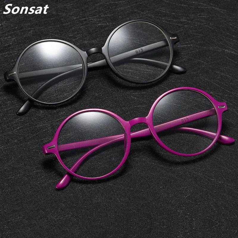 TR Black Red Purple Blue Round Frame Reading Glasses For Women Presbyopia Spectacles +100 TO +400 RetroEyeglasses
TR Black Red Purple Blue Round Frame Reading Glasses For Women Presbyopia Spectacles +100 TO +400 RetroEyeglasses