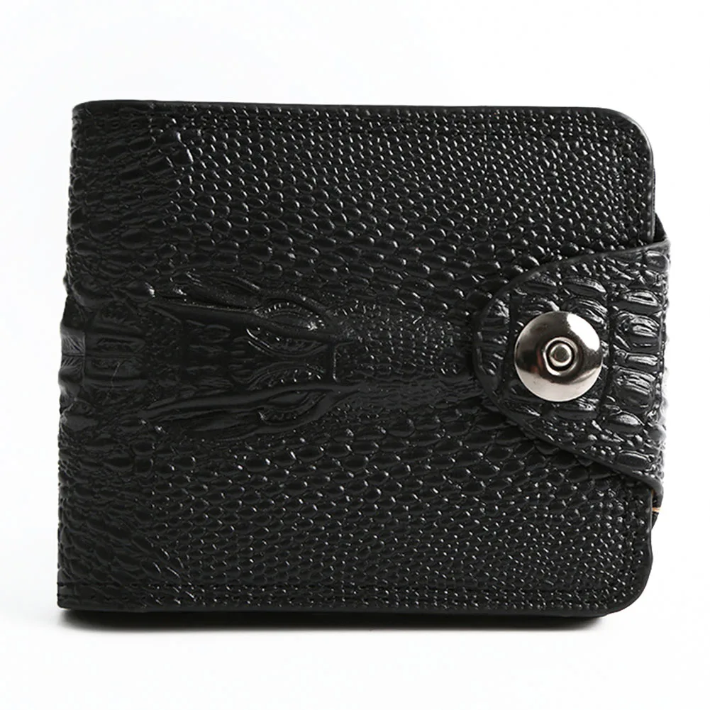 Fashion Exquisite Men Wallet Wear Resistant Card Holder Gift PU Leather Bifold Practical Purse Retro Classic Magnetic Buckle 
Fashion Exquisite Men Wallet Wear Resistant Card Holder Gift PU Leather Bifold Practical Purse Retro Classic Magnetic Buckle