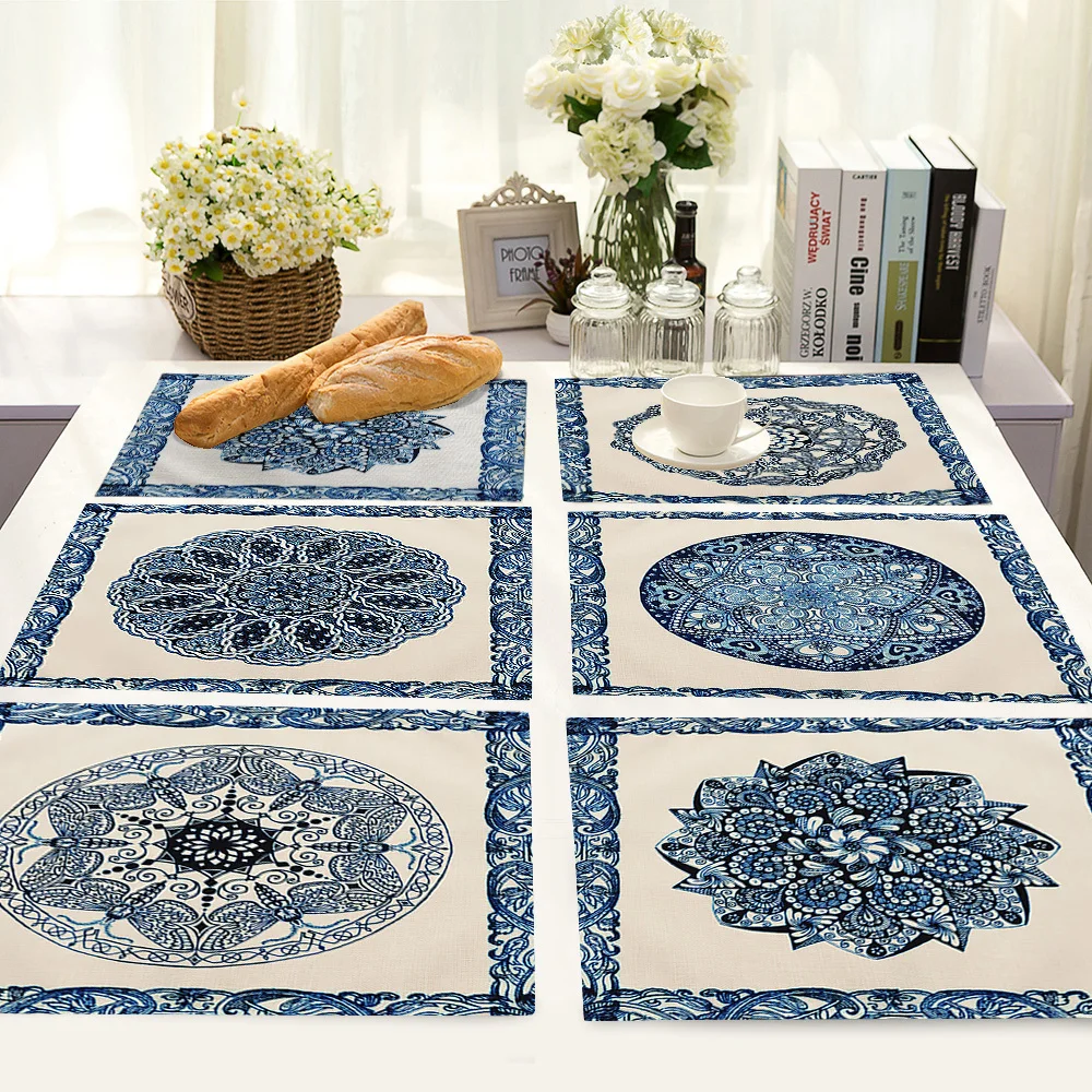 Boho Mandala Pattern Table Mat for Dining Table Set Home Kitchen Mat Coffee Tea Place Mat
Boho Mandala Pattern Table Mat for Dining Table Set Home Kitchen Mat Coffee Tea Place Mat