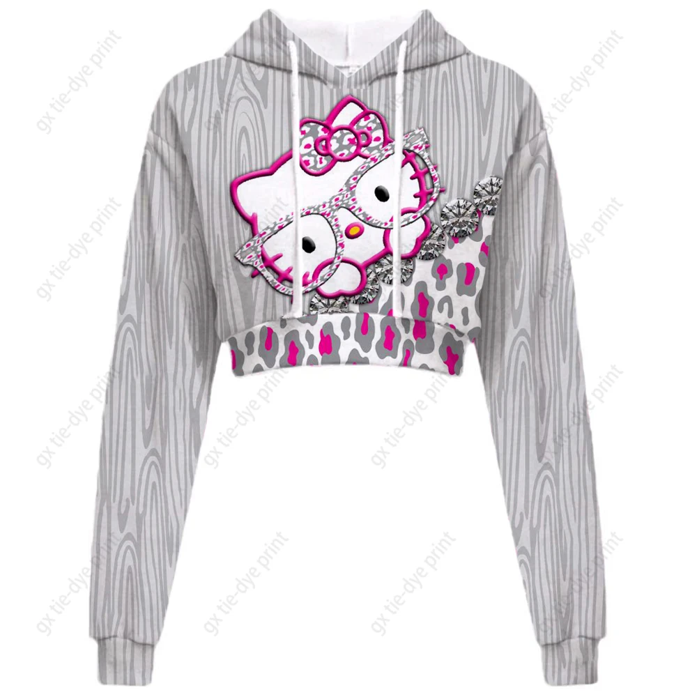 Толстовки с принтом Hello Kitty для девочек, Женская толстовка с надписью Love, Повседневный свитер с принтом, светящиеся короткие женские повседневные толстовки y2k
Толстовки с принтом Hello Kitty для девочек, Женская толстовка с надписью Love, Повседневный свитер с принтом, светящиеся короткие женские повседневные толстовки y2k