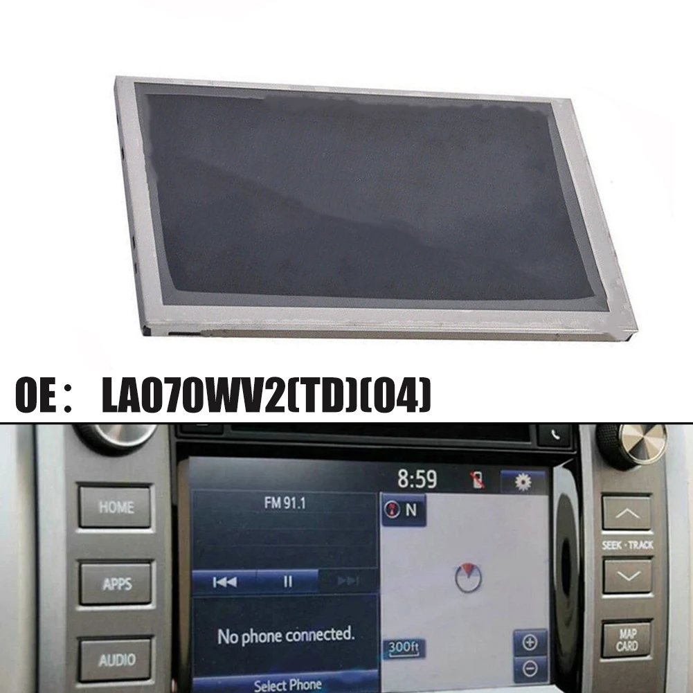 1pc LA070WV2 For Toyota For Tundra 2014-2019 7inch Radio Navigation Display LCD Screen Accessories Parts 510116/510117
1pc LA070WV2 For Toyota For Tundra 2014-2019 7inch Radio Navigation Display LCD Screen Accessories Parts 510116/510117