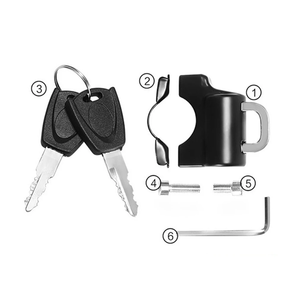 Durable New Practical Helmet Lock Brand New Anti-theft Bicycle Lock Helmet Helmet Lock High Quality Motorcycle
Durable New Practical Helmet Lock Brand New Anti-theft Bicycle Lock Helmet Helmet Lock High Quality Motorcycle