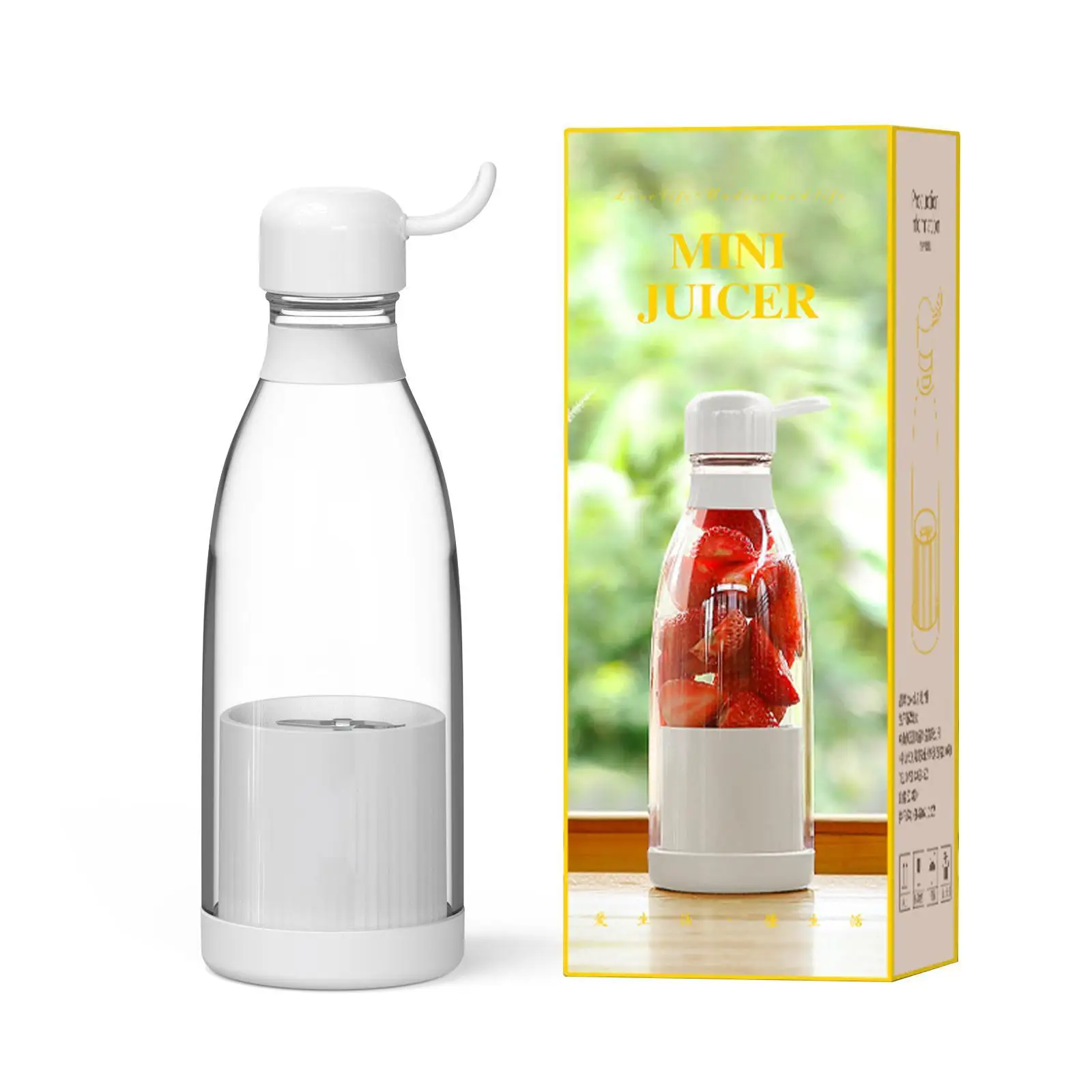Portable Juice Blender Personal Size Blender for Juice Shakes Smoothies Wireless Charging with Four Blades Mini Blender Trave
Portable Juice Blender Personal Size Blender for Juice Shakes Smoothies Wireless Charging with Four Blades Mini Blender Trave