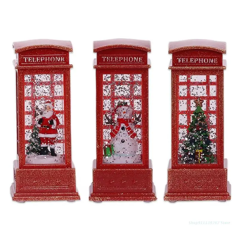 C5AD Christmas Red Phone Booth Lantern Led Light Xmas Tree Desktop Decor for Xmas Holiday Wedding Party Decoration
C5AD Christmas Red Phone Booth Lantern Led Light Xmas Tree Desktop Decor for Xmas Holiday Wedding Party Decoration