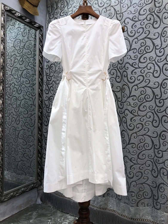 2022 new women fashion short-sleeved belt slim fit big swing front short back long fairy midi dress 614
2022 new women fashion short-sleeved belt slim fit big swing front short back long fairy midi dress 614