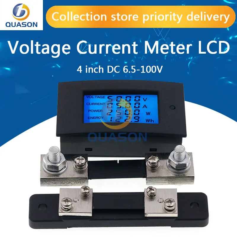 DC 7.5-100V 100A 50A Voltmeter Ammeter Car Battery Tester Power Energy electricity Voltage Meter monitor 12v 24v 48v 96v 
DC 7.5-100V 100A 50A Voltmeter Ammeter Car Battery Tester Power Energy electricity Voltage Meter monitor 12v 24v 48v 96v