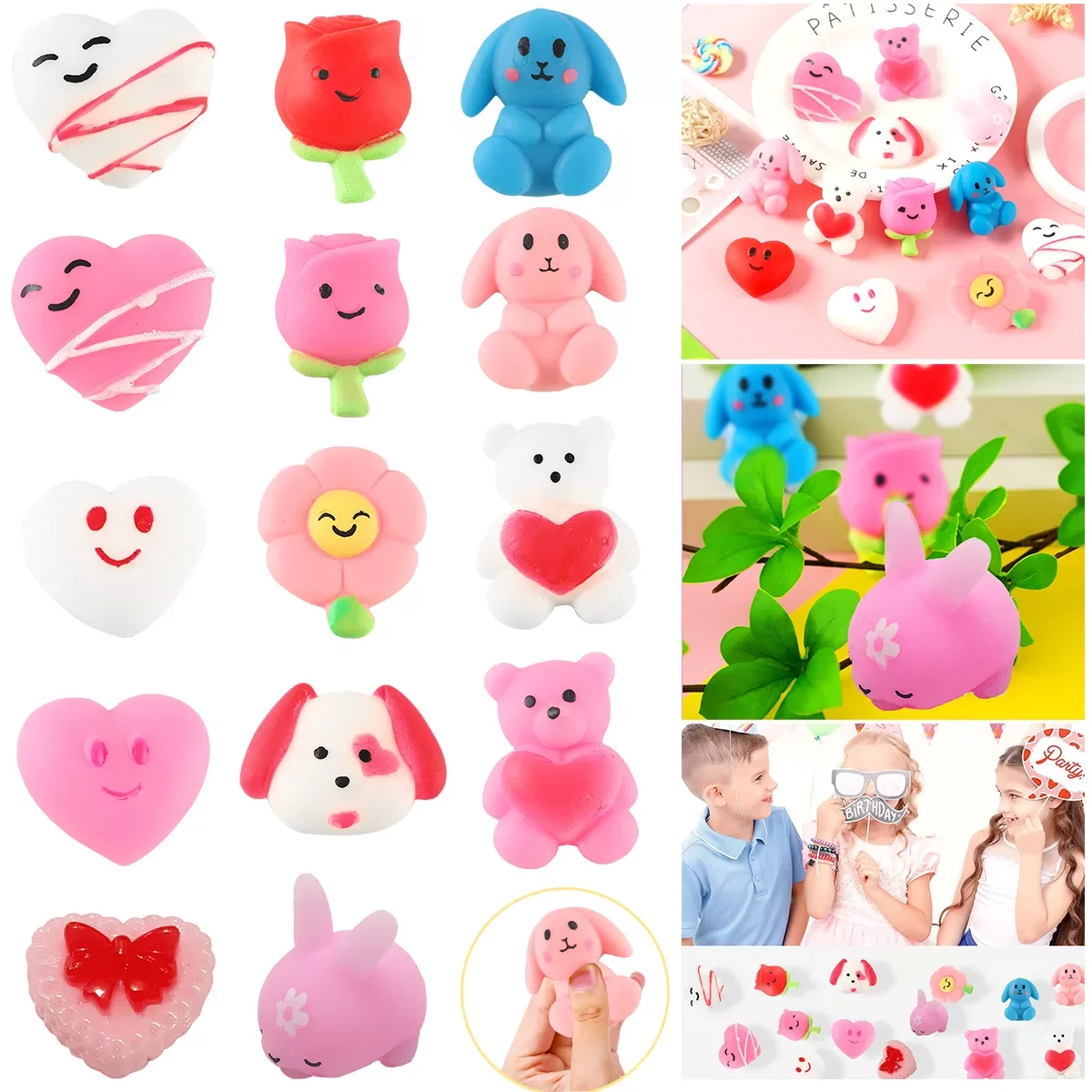 Squishies Cute Mochi Squishy Animals Mini Stress Relief Squeeze Toys for Kids Party Favors Christmas Easter Birthday Gift
Squishies Cute Mochi Squishy Animals Mini Stress Relief Squeeze Toys for Kids Party Favors Christmas Easter Birthday Gift