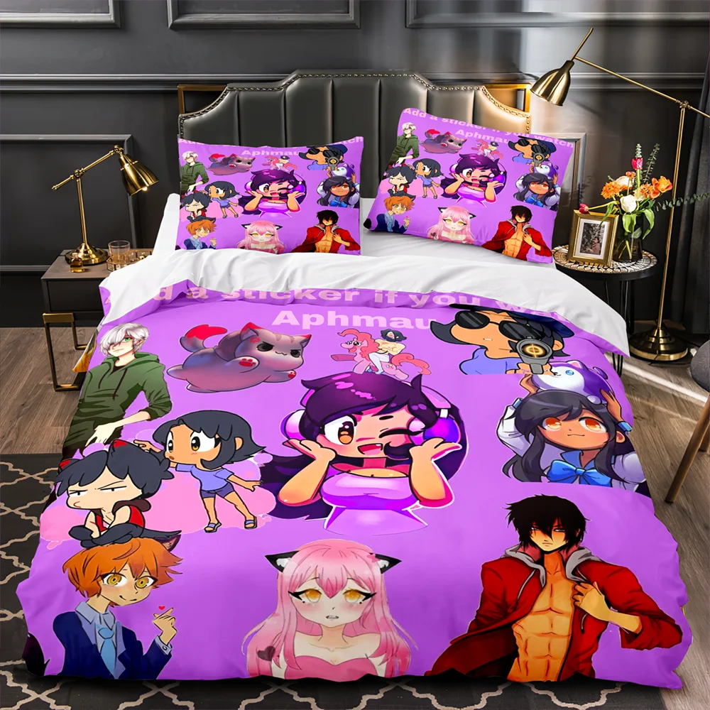APHMAU Bedding Set Single Twin Full Queen King Size Bed Set Aldult Kid Bedroom Duvetcover Sets 3D Print Kawaii Aphmau
APHMAU Bedding Set Single Twin Full Queen King Size Bed Set Aldult Kid Bedroom Duvetcover Sets 3D Print Kawaii Aphmau