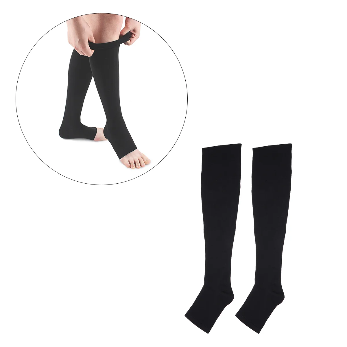 

Sports Socks Pressure Hose Women's & Hosiery Barrel Compression Leg Sleeve Miss