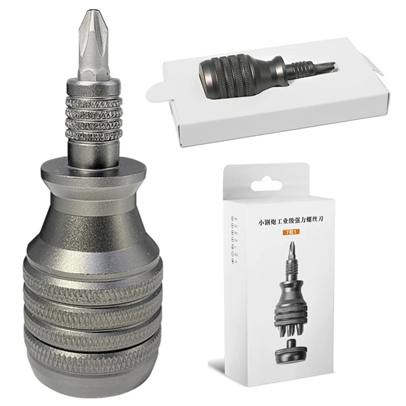 Мини-отвертка 7 в 1, титановая отвертка 1/4 дюйма, Магнитная отвертка Phillips Torx, набор наконечников для отвертки, инструменты для домашнего ремон...
Мини-отвертка 7 в 1, титановая отвертка 1/4 дюйма, Магнитная отвертка Phillips Torx, набор наконечников для отвертки, инструменты для домашнего ремон...