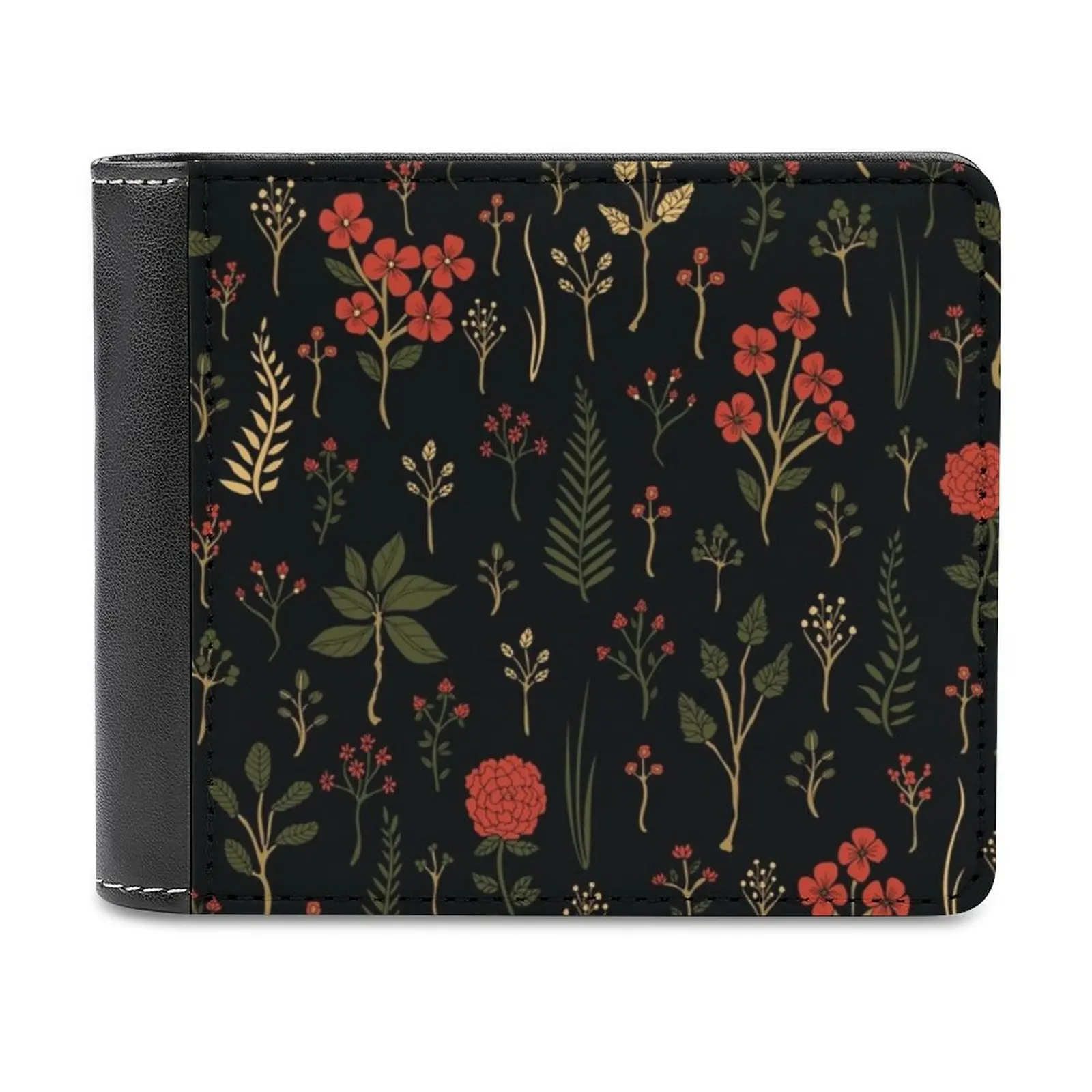 Green Red-Orange And Black Floral Botanical Print New Men Wallets Pu Leather Men Purse High Quality Male Wallet Flowers Flower
Green Red-Orange And Black Floral Botanical Print New Men Wallets Pu Leather Men Purse High Quality Male Wallet Flowers Flower
