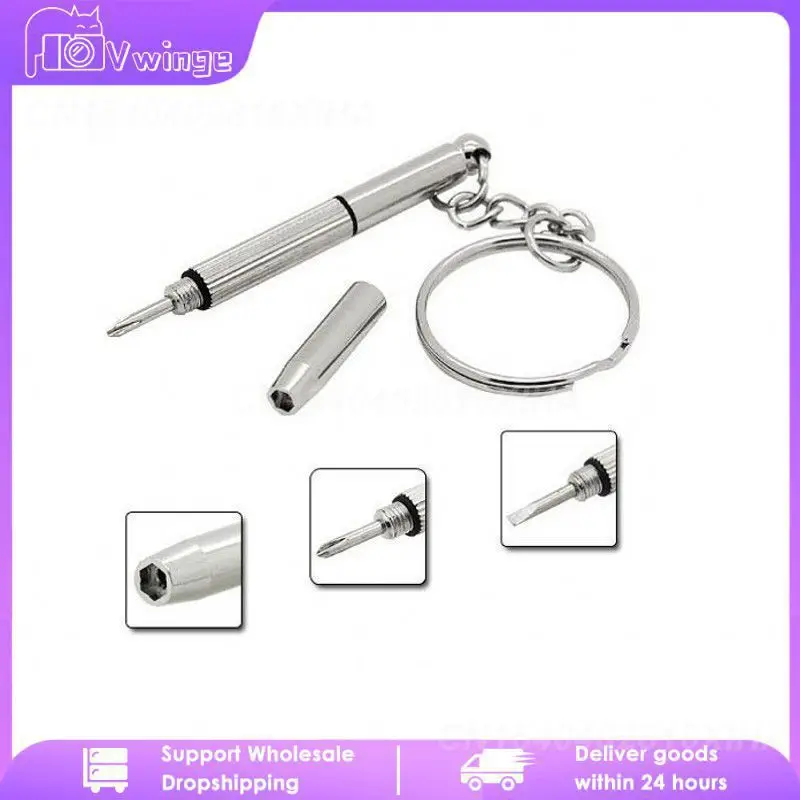 Portable Repair Kit Multifunctional For Sunglass Watch Repair Repair Tool Mini Spectacles Nut Kit 3 In1 With Keychain Essential
Portable Repair Kit Multifunctional For Sunglass Watch Repair Repair Tool Mini Spectacles Nut Kit 3 In1 With Keychain Essential