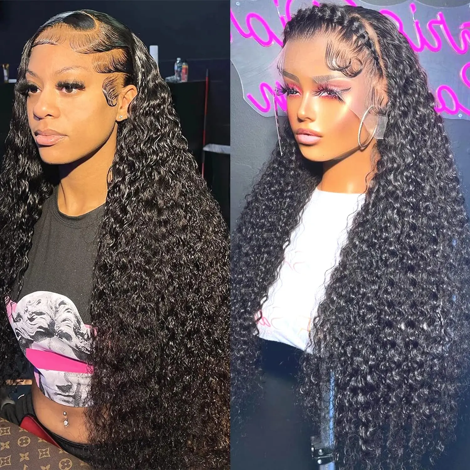 HD Deep Wave Frontal Wig 13x6 Transparent Lace Wig 100% Human Hair Wigs For Women Bling Pre Plucked Human Hair Lace Front Wig
HD Deep Wave Frontal Wig 13x6 Transparent Lace Wig 100% Human Hair Wigs For Women Bling Pre Plucked Human Hair Lace Front Wig