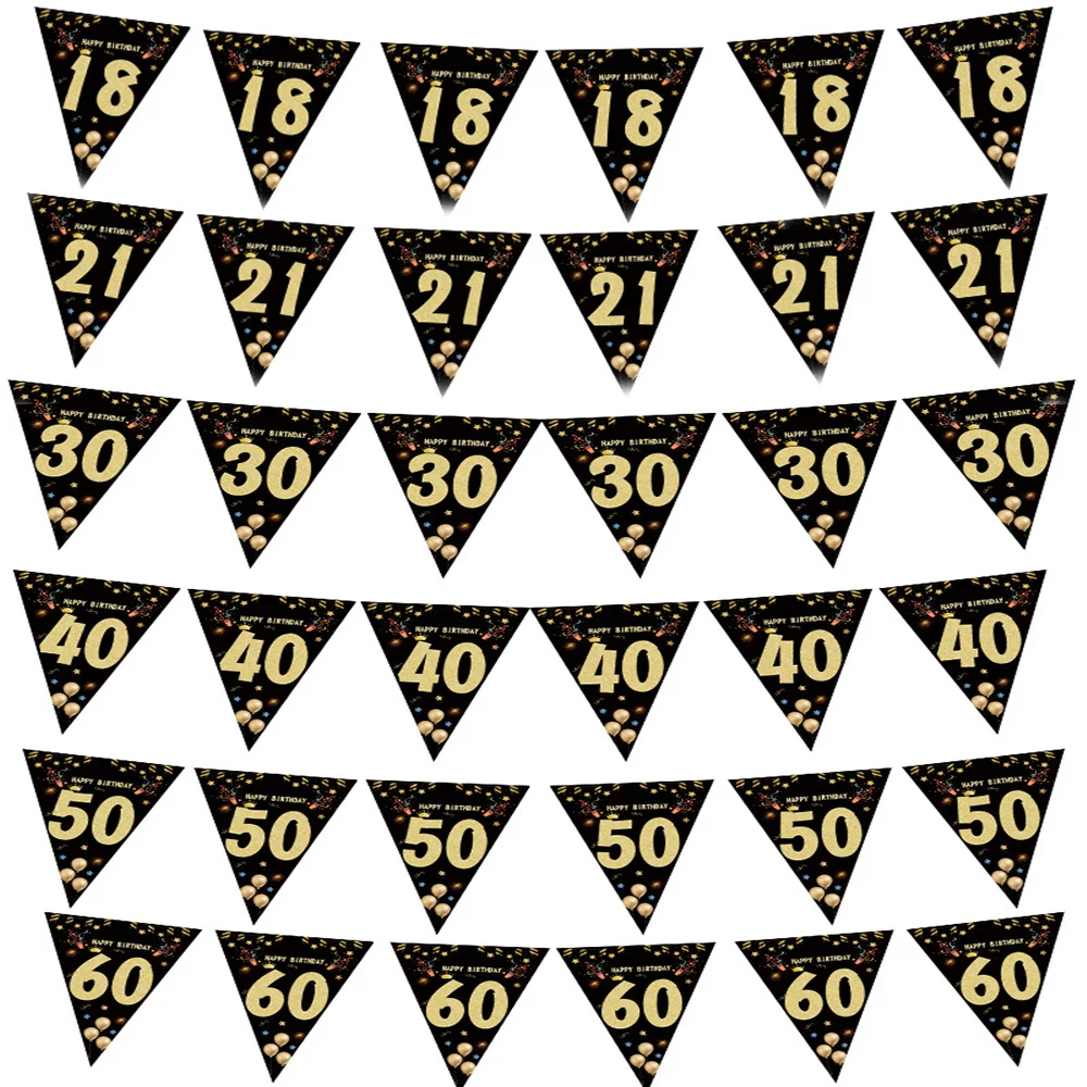 15PCS Triangular Digit Banner Birthday Decoration Bunting Photo Booth Black Gold Hanging Decoration Backdrop or Anniversary
15PCS Triangular Digit Banner Birthday Decoration Bunting Photo Booth Black Gold Hanging Decoration Backdrop or Anniversary