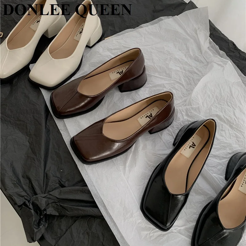 Туфли-лодочки женские на среднем каблуке, квадратный носок, квадратный каблук, элегантные брендовые, неглубокий дизайн, классические, весна...
Туфли-лодочки женские на среднем каблуке, квадратный носок, квадратный каблук, элегантные брендовые, неглубокий дизайн, классические, весна...