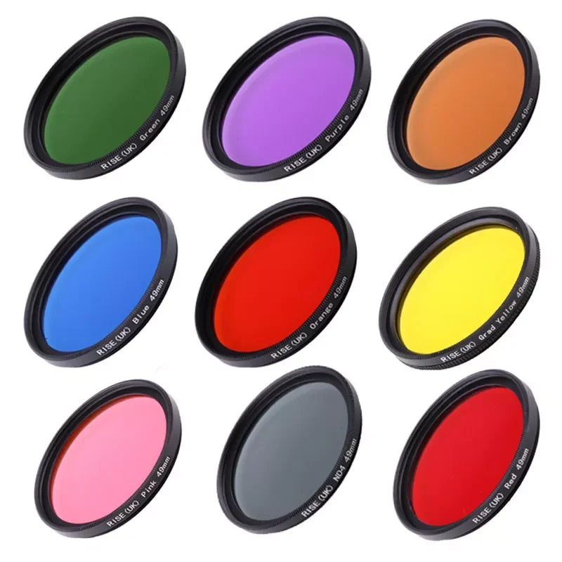 2022.9 Colors/Set Full Color Filter Kit Dslr Camera Lens Filter 49Mm 52Mm 55Mm 58Mm 62Mm 67Mm 72Mm 77mm Blue Orange Lens Filter
2022.9 Colors/Set Full Color Filter Kit Dslr Camera Lens Filter 49Mm 52Mm 55Mm 58Mm 62Mm 67Mm 72Mm 77mm Blue Orange Lens Filter