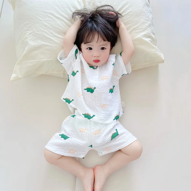 2023 Summer New Home Furnishings for Boys and Girls Short Sleeve Set Cartoon Pattern Two Piece Casual Baby Home Furnishings Set
2023 Summer New Home Furnishings for Boys and Girls Short Sleeve Set Cartoon Pattern Two Piece Casual Baby Home Furnishings Set