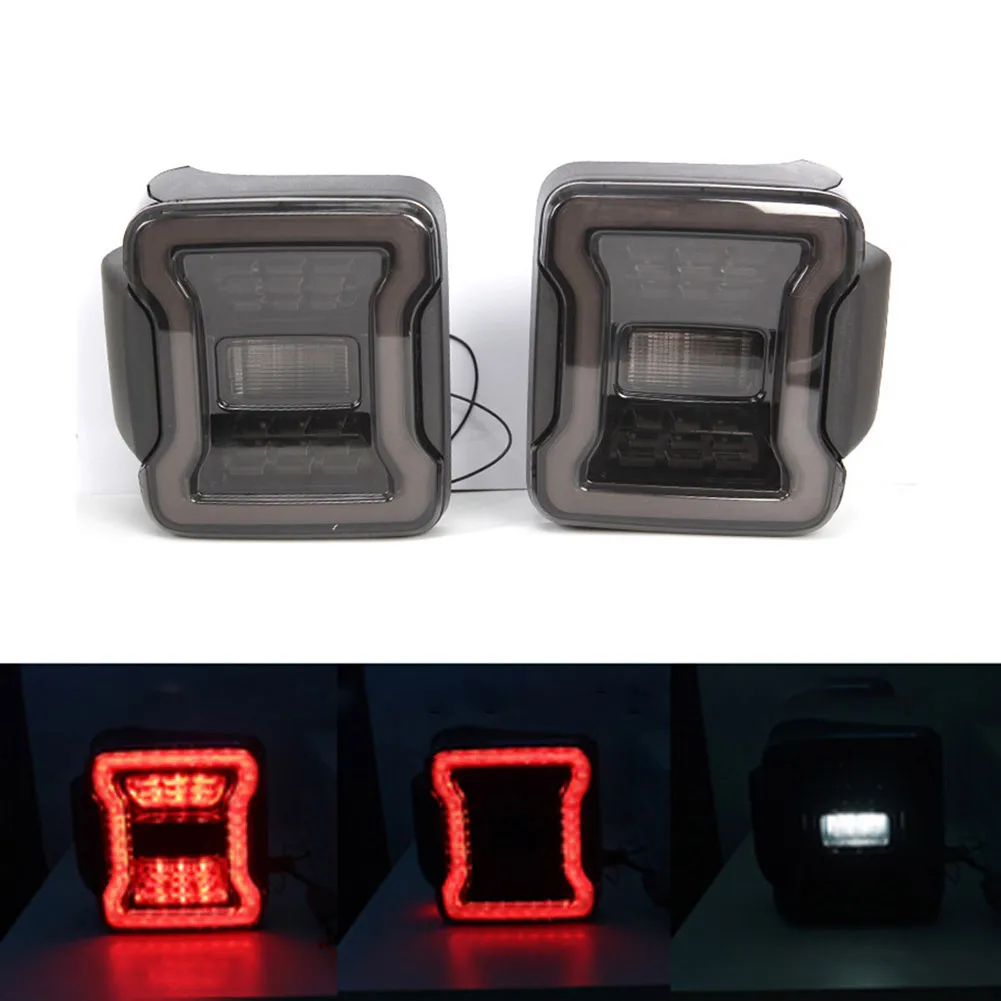 2pcs LED IP67 Daytime Running Lights/Turning Signal/Brake/Reverse Car Rear Headlight Tail Lights For Jeep Wrangler JL 2018-2021
2pcs LED IP67 Daytime Running Lights/Turning Signal/Brake/Reverse Car Rear Headlight Tail Lights For Jeep Wrangler JL 2018-2021