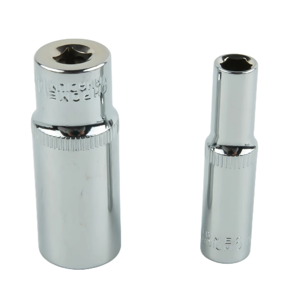 11PCS Socket Set Deep Sockets Wrench Head Deep Sockets 4-14mm Deep Socket Adapter 1/4inch Hex Socket Wrench Heads Ratchet Tool
11PCS Socket Set Deep Sockets Wrench Head Deep Sockets 4-14mm Deep Socket Adapter 1/4inch Hex Socket Wrench Heads Ratchet Tool