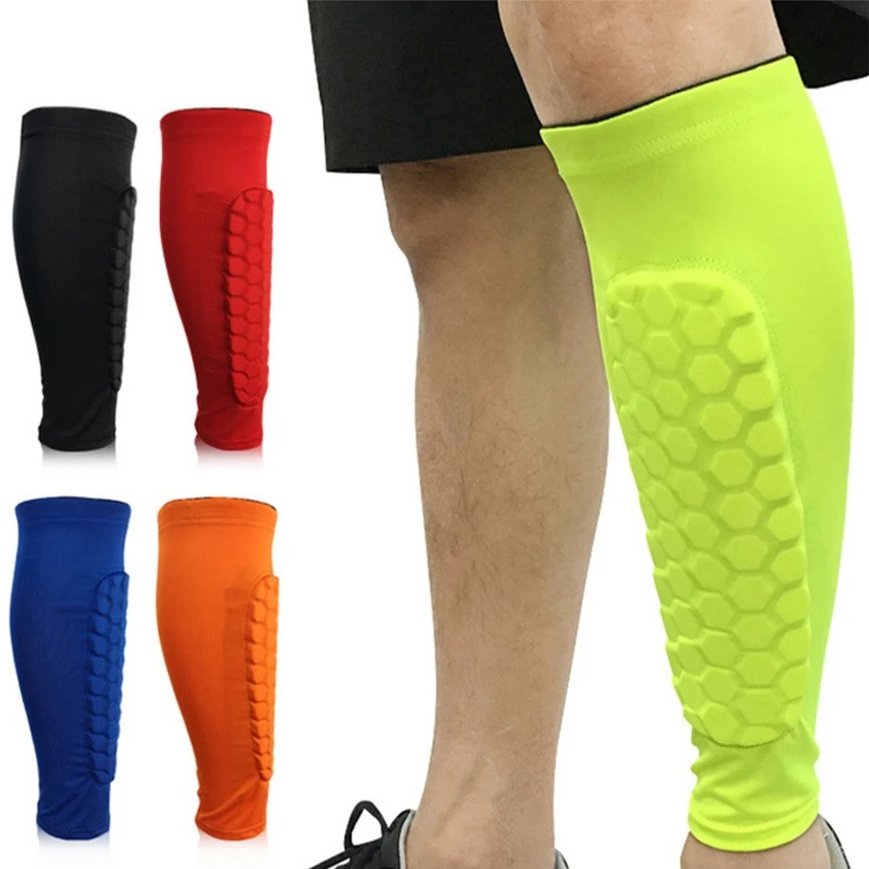 1 Pair of Lightweight Shin Pads Calf Compression Sleeve Shin Splint with Honeycomb Pads for Youth Adult Baseball Boxing 
1 Pair of Lightweight Shin Pads Calf Compression Sleeve Shin Splint with Honeycomb Pads for Youth Adult Baseball Boxing