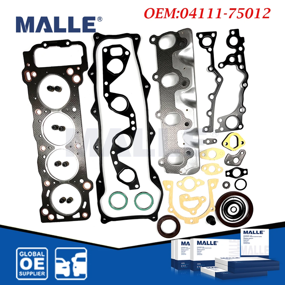 Комплект прокладок для капитального ремонта двигателя 1RZ Toyota HIACE 2.0L RZH104 1RZ-E