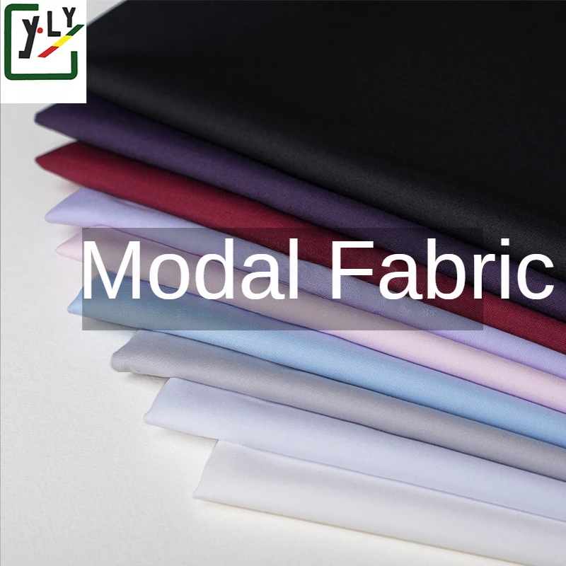 Modal Fabric By The Meter for Dress Shirts Clothing Diy Sewing Soft Silky Drape Cloth Plain Black White Summer Opaque Breathable
Modal Fabric By The Meter for Dress Shirts Clothing Diy Sewing Soft Silky Drape Cloth Plain Black White Summer Opaque Breathable