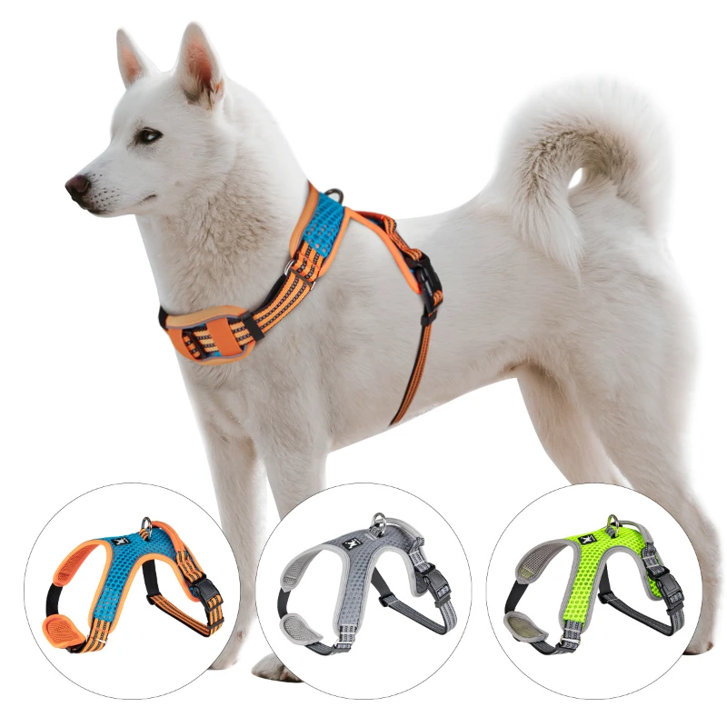 New Syle Dog Chest Strap Mesh Traction Reflective Explosion-Proof Vest Pet Supplies Medium And Large Dog Collar
New Syle Dog Chest Strap Mesh Traction Reflective Explosion-Proof Vest Pet Supplies Medium And Large Dog Collar