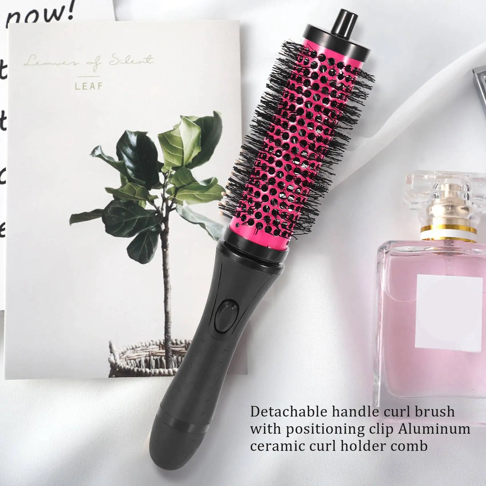 6 шт / Компл 3 размера, роликовая щетка со съемной ручкой, с зажимами для позиционирования, алюминиевая керамическая бигуди, гребень для завивки волос, парикмахер 
6 шт / Компл 3 размера, роликовая щетка со съемной ручкой, с зажимами для позиционирования, алюминиевая керамическая бигуди, гребень для завивки волос, парикмахер