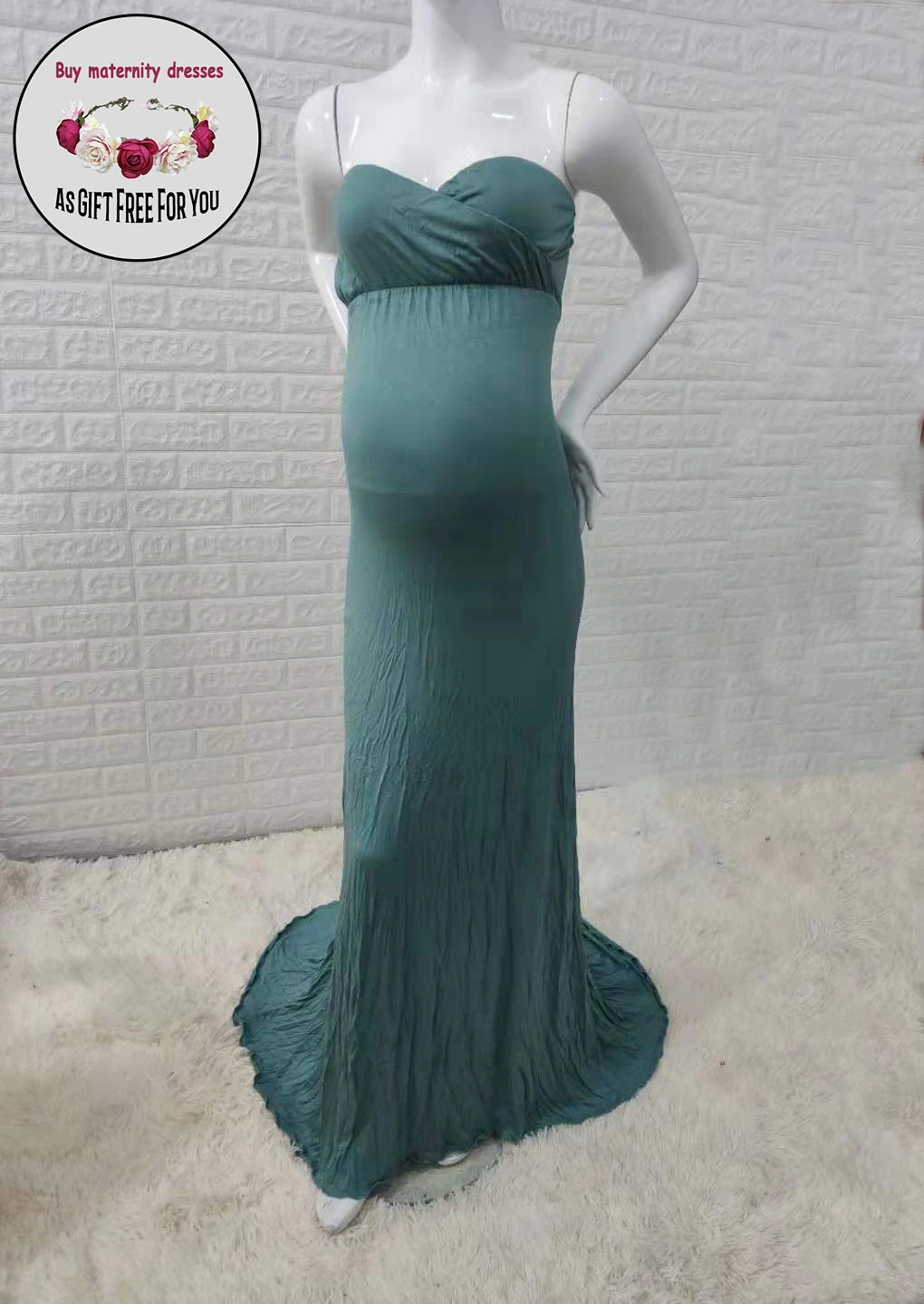 Maternity Off Shoulder Dresses for Photography Pregnancy Sleeveless Deep V-Neck Gown
Maternity Off Shoulder Dresses for Photography Pregnancy Sleeveless Deep V-Neck Gown