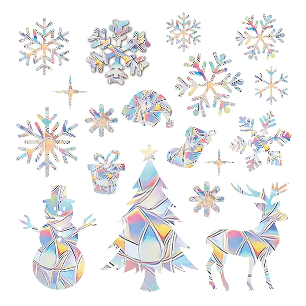 Easy and Festive Christmas Decoration Colorful Casement Clings Sun Catcher Prevent Bird Crashes Reusable Vinyl Material
Easy and Festive Christmas Decoration Colorful Casement Clings Sun Catcher Prevent Bird Crashes Reusable Vinyl Material
