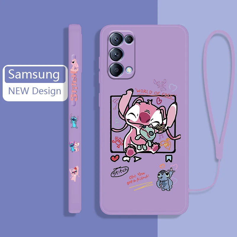 Cute Stitch Lilo Angel Phone Case For OPPO Find X5 X3 X2 neo Pro Lite A5 A9 2020 A96 4G 5G Liquid Left Rope Candy Cover Fundas
Cute Stitch Lilo Angel Phone Case For OPPO Find X5 X3 X2 neo Pro Lite A5 A9 2020 A96 4G 5G Liquid Left Rope Candy Cover Fundas