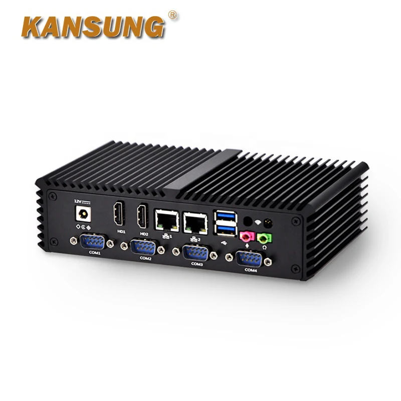 Недорогой безвентиляторный мини-ПК Kansung K330P С Core i3-4005U 6 COM-портами, двойные LANs, порты Sup, Windows7/8/10/Linux
Недорогой безвентиляторный мини-ПК Kansung K330P С Core i3-4005U 6 COM-портами, двойные LANs, порты Sup, Windows7/8/10/Linux