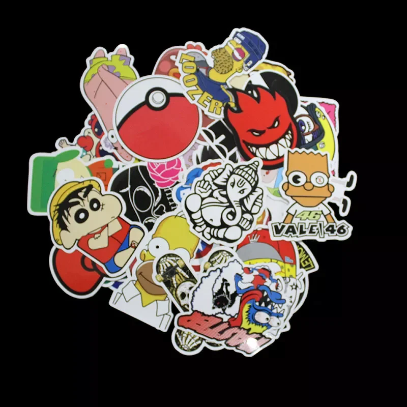 100Pcs Pvc Different Car Styling Funny Cool Sticker Bomb Waterproof Graffiti Doodle Stickers Skateboard Decal Toy Sticker
100Pcs Pvc Different Car Styling Funny Cool Sticker Bomb Waterproof Graffiti Doodle Stickers Skateboard Decal Toy Sticker