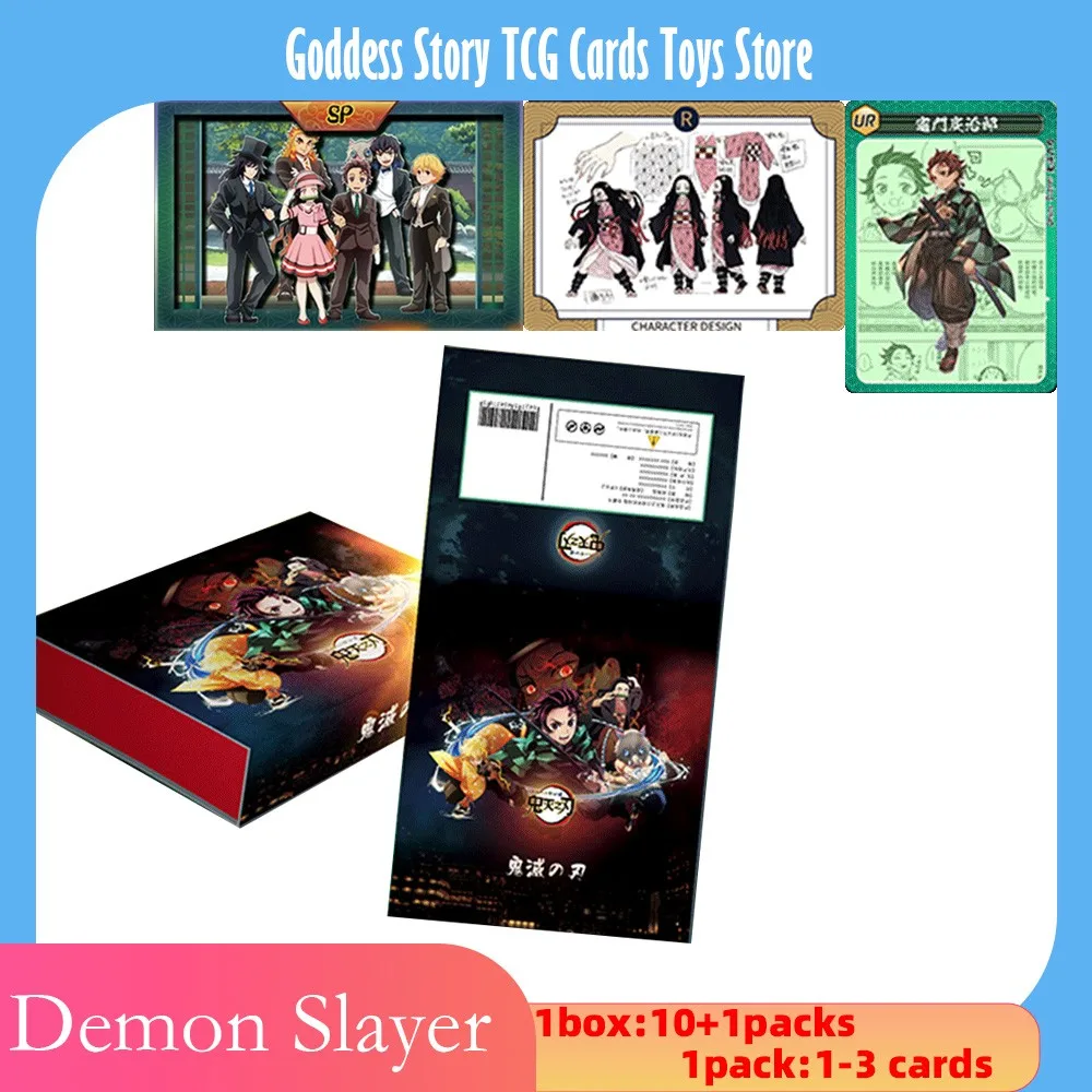 

New Demon Slayer Blade Card Flash Ssp Card Kamado Tanjirou Nezuko Anime Peripheral Ur Rare Card Collection Christmas Gift