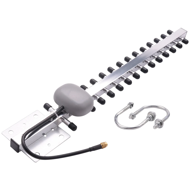 20Dbi 2.4Ghz 13 Directional Elements Wireless Yagi Antenna Rp-Sma Wifi Antenna For Modem Pci Card Router Ue
20Dbi 2.4Ghz 13 Directional Elements Wireless Yagi Antenna Rp-Sma Wifi Antenna For Modem Pci Card Router Ue
