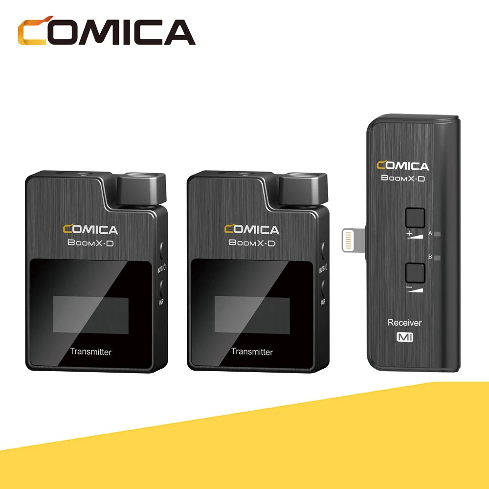 

Comica BoomX-D MI1/MI2 UC1/UC2 мини-беспроводной микрофон 2,4G цифровой конденсаторный микрофон для ноутбуков и смартфонов
