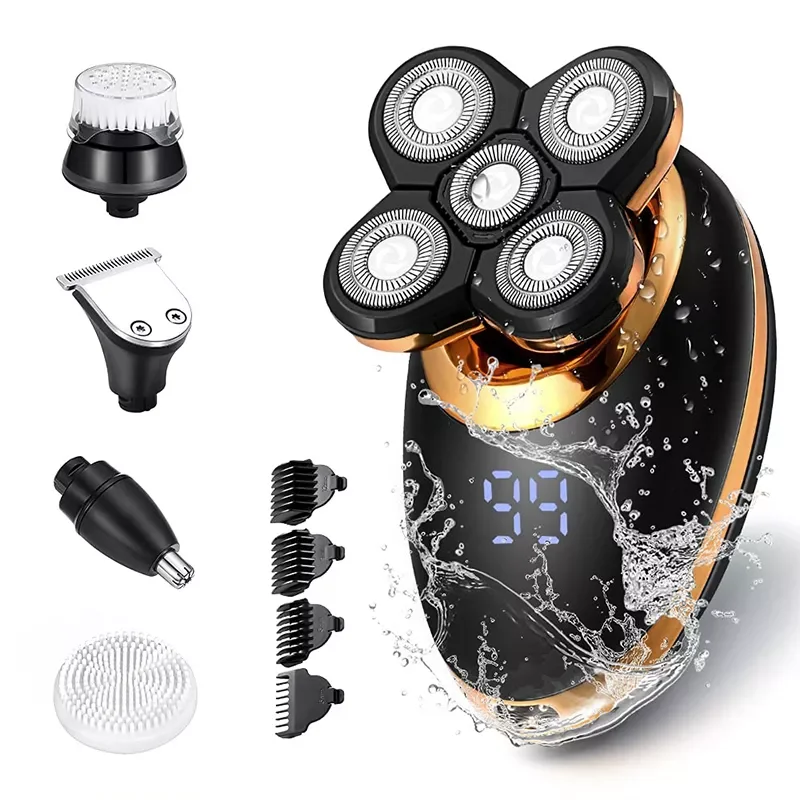 VGR Multifunctional Men's Electric Shaver Set LED Display Washable 5D Floating Five Blade Shaver Men's Face and Body Sha
VGR Multifunctional Men's Electric Shaver Set LED Display Washable 5D Floating Five Blade Shaver Men's Face and Body Sha