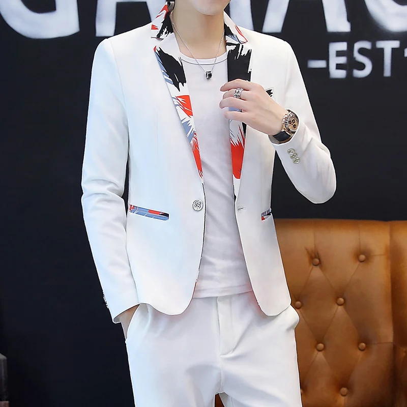 Высококачественный (Блейзер + брюки) Мужской элегантный модный простой деловой Повседневный джентльменский облегающий деловой костюм из двух предметов в итальянском стиле 
Высококачественный (Блейзер + брюки) Мужской элегантный модный простой деловой Повседневный джентльменский облегающий деловой костюм из двух предметов в итальянском стиле