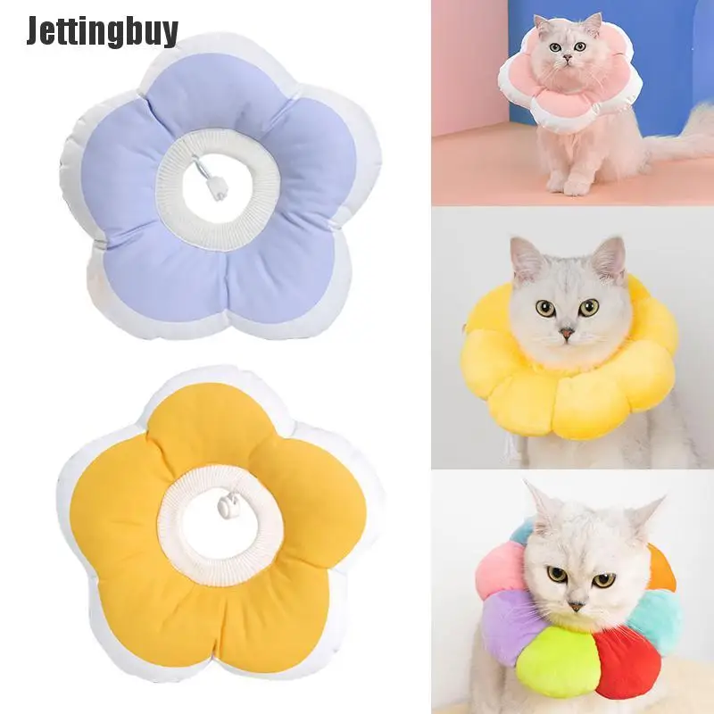 Waterproof Cat Collar flower Shaped Recovery Adjustable Cotton Neck Prevent Bite Recover Cat Dog Elizabeth Pet Protection Collar
Waterproof Cat Collar flower Shaped Recovery Adjustable Cotton Neck Prevent Bite Recover Cat Dog Elizabeth Pet Protection Collar