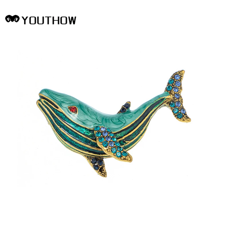 Enamel Rhinestone Brooch Dolphin Pin For Women 2022 Luxury Green Animal Small Pins Coat Decoration Badge Wedding Accessories
Enamel Rhinestone Brooch Dolphin Pin For Women 2022 Luxury Green Animal Small Pins Coat Decoration Badge Wedding Accessories