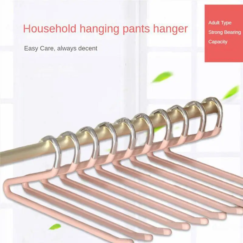 

Household Hanger Stainless Steel Nano Strong Toughness Non-slip No Trace Strong And Sturdy Wardrobe Storage Coat Hanger 35*11cm